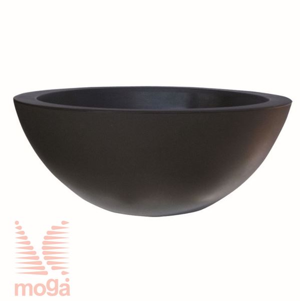 Picture of Pot Cefeo |Black|FI: 40/35,5 cm x H: 16 cm|Vol: 13 L|