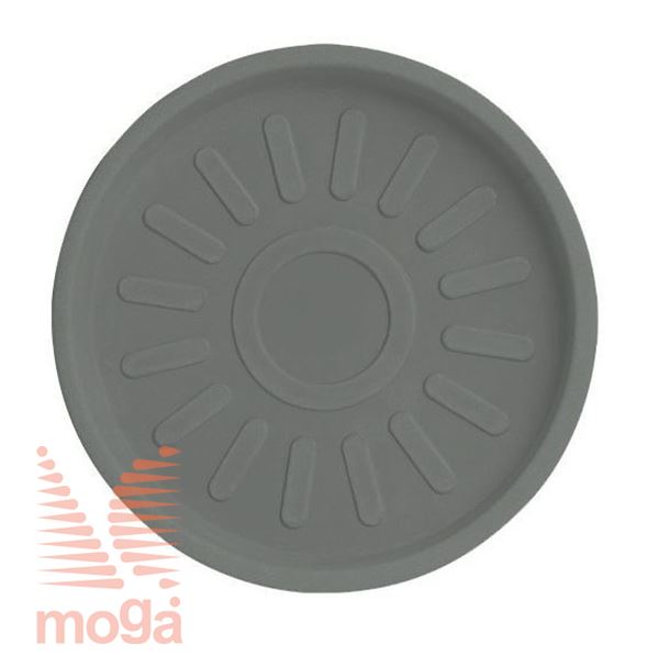 Picture of Saucer Teiplast - Round |Dove Grey|FI: 46/41 cm|for pot vol: 91 L|