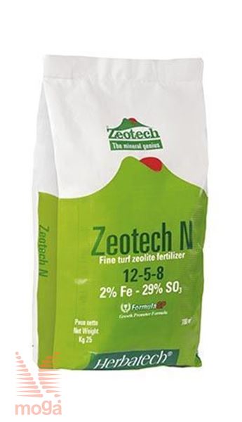 Gnojilo Zeotech N |Zeolitno gnojilo za travišče|NPK 12-5-8 +2Fe|25kg|